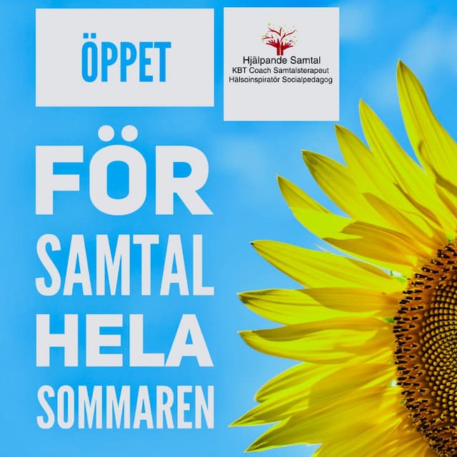 Öppet för samtal hela sommaren. Med prio på dig!