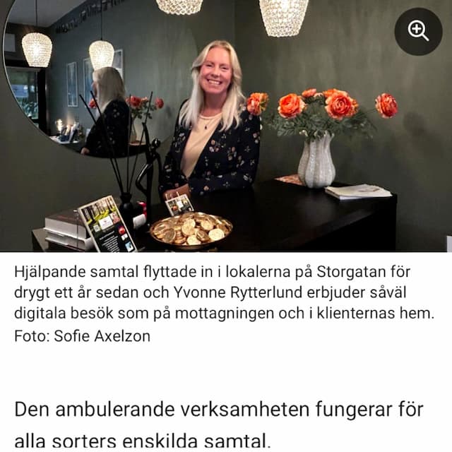 Artikel i lokaltidningen ekuriren