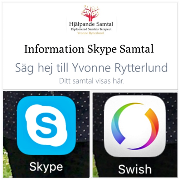 Information gällande Samtal via Skype
