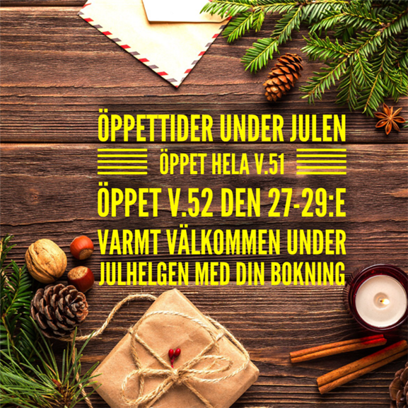 Information gällande samtalstider vid julen