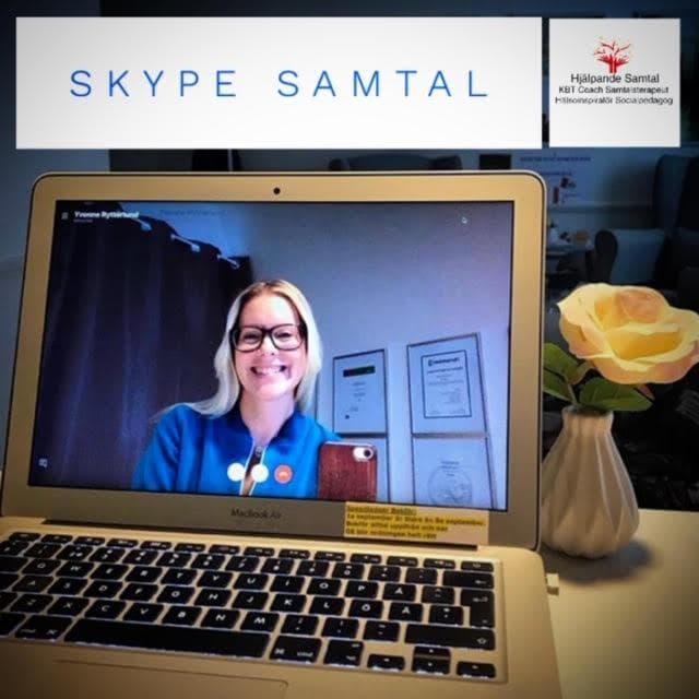 Erbjuder Samtal via Skype 